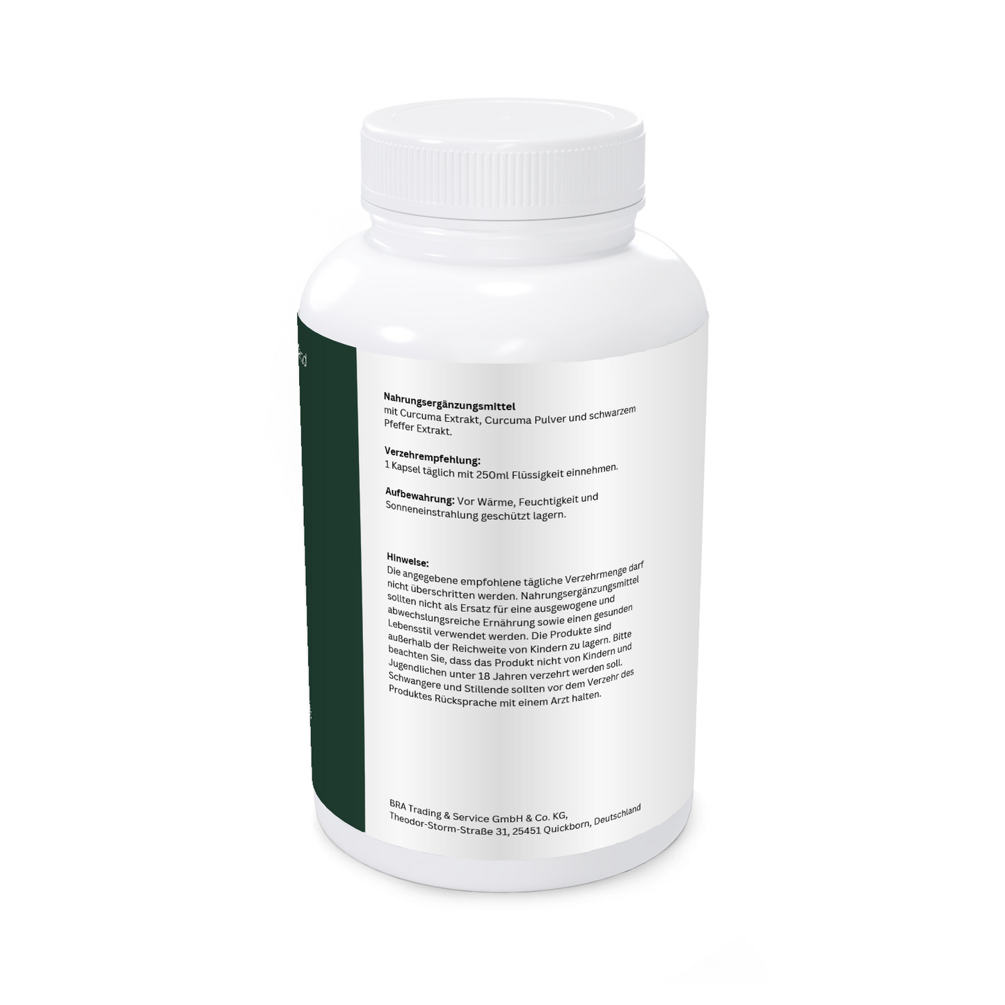 Curcuma Extrakt + Extrakt aus schwarzem Pfeffer - vegan - hochdosiert