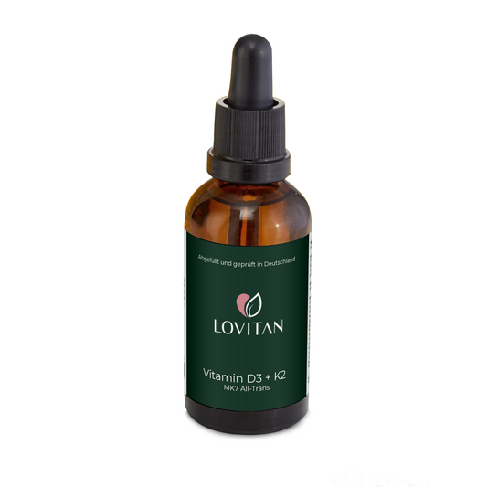 Vitamin D3 + K2 mit 1000 I.E / Tropfen. – vegetarisch